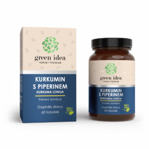 GREEN IDEA Kurkumin s piperinem 60tb bylinný extrakt