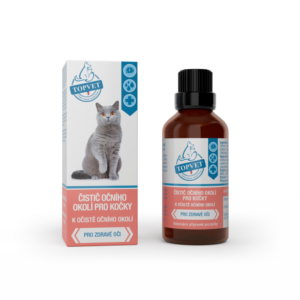 TopVet Čistič očního okolí pro kočky 50 ml