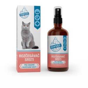 TopVet Rozčesávač srsti pro kočky 100 ml
