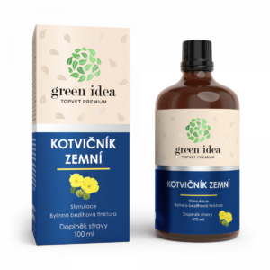 GREEN IDEA Kotvičník zemní - bezlihová tinktura 100 ml