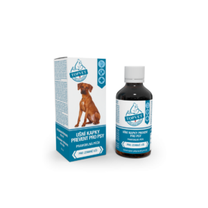 TopVet Ušní kapky prevent pro psy 50 ml