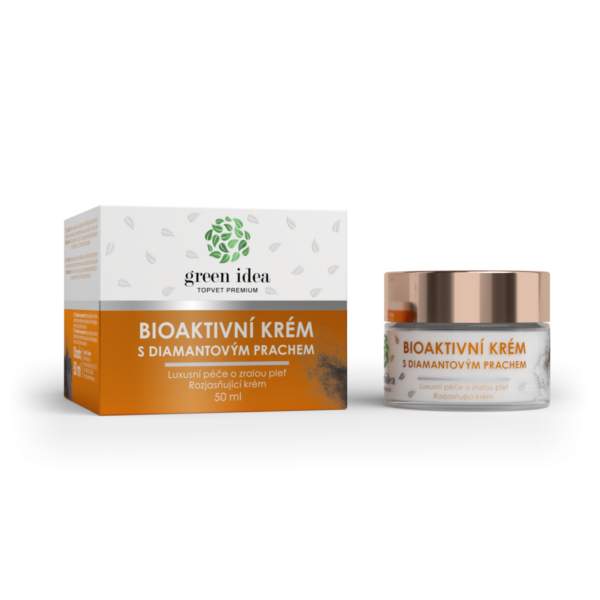 GREEN IDEA Bioaktivní krém s diamantovým prachem 50 ml