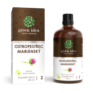 GREEN IDEA Ostropestřec tinktura - kapky 100 ml