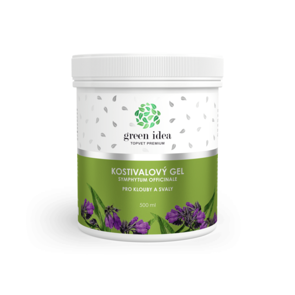 GREEN IDEA Kostivalový masážní gel 500 ml