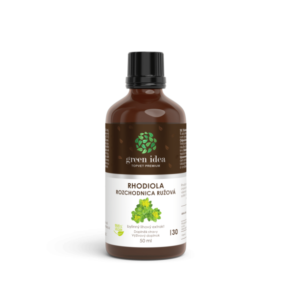 GREEN IDEA Rhodiola - Rozchodnice - tinktura - kapky 50 ml