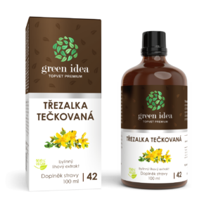 GREEN IDEA Třezalka tinktura - kapky 100 ml