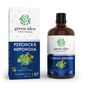 GREEN IDEA Psychická nepohoda - bezlihová tinktura 100ml