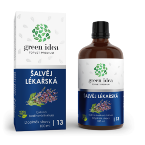 GREEN IDEA Šalvěj lékařská bezlihová tinktura 100ml