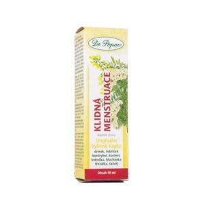 Dr.Popov Klidná menstruace, originální bylinné kapky  50 ml