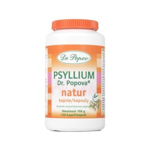 Psyllium Dr. Popova kapsle Natur 120 ks