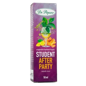 Dr.Popov STUDENT After party, bylinné kapky 50 ml