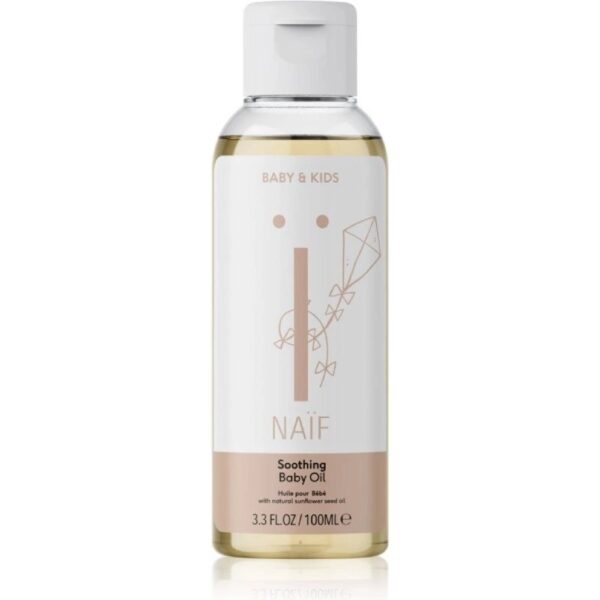 NAIF Zklidňující masážní olej pro děti a miminka přírodní 100 ml P006 - Image 2