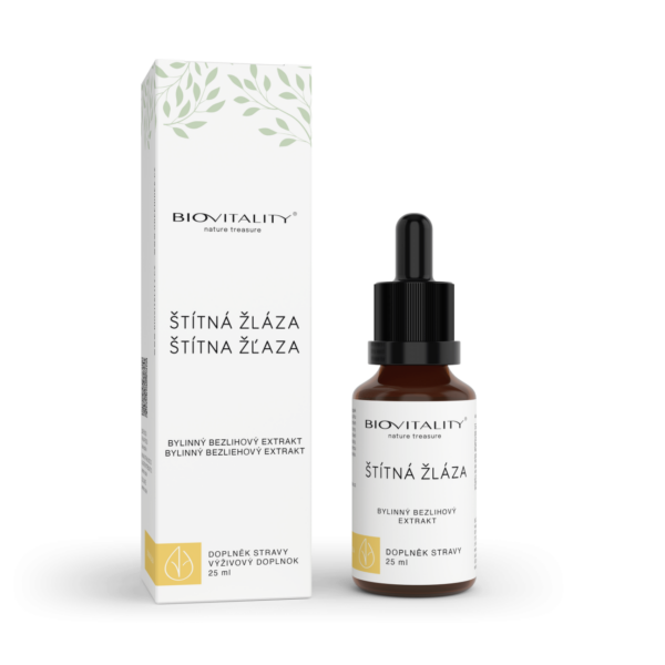 Biovitality Štítná žláza bezlihová tinktura 25ml