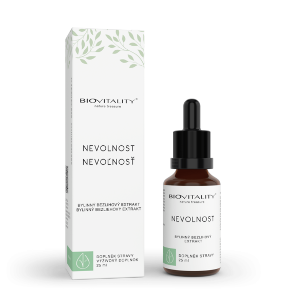 Biovitality Nevolnost bezlihová tinktura 25ml