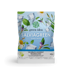 Salviagreen - bylinné bonbóny dýchací cesty 100g