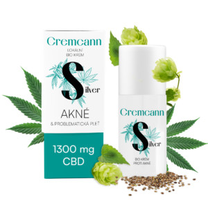 Annabis Cremcann SILVER 1300mg lokálně na akné BIO krém 30ml
