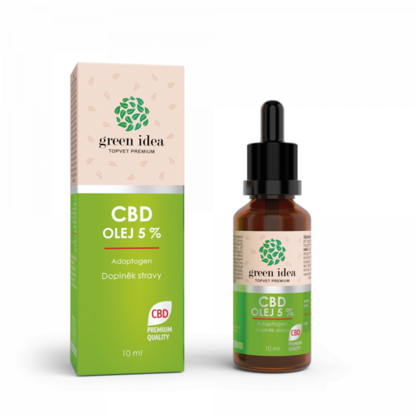 Green Idea CBD olej 5 % adaptogen