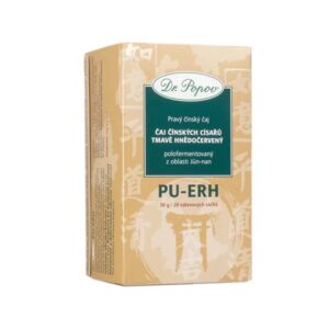 Dr.Popov Pu-Erh, polofermentovaný porcovaný čaj, 30 g