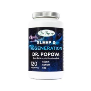Dr.Popov Bylinné kapsle SLEEP and REGENERATION, 120 kapslí