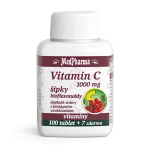 MedPharma Vitamin C 1000 mg s šípky, prodloužený účinek 107tablet