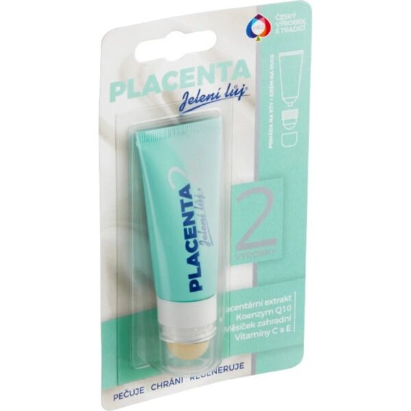 Regina Placenta 2v1 jelení lůj na rty a ruce, tuba 20 ml - Image 2