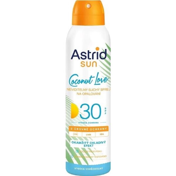 ASTRID SUN Neviditelný suchý sprej na opalování SPF 30 150 ml