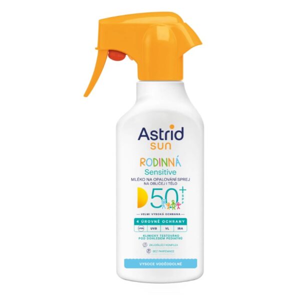 ASTRID SUN Sensitive sprej SPF 50+ 270 ml