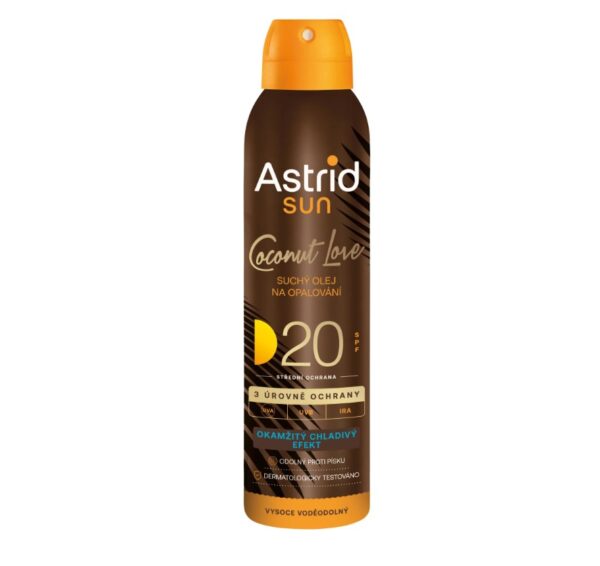ASTRID SUN Suchý olej na opalování SPF 20 150 ml