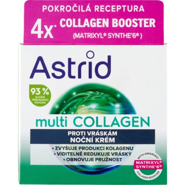 ASTRID MultiCOLLAGEN Noční krém proti vráskám 50 ml - Image 2