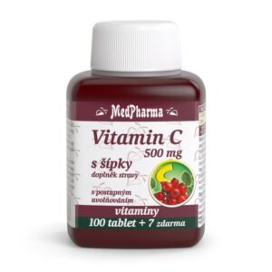 MedPharma Vitamín C 500mg s šípky tbl.107