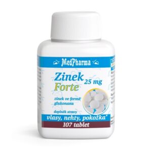 Zinek 25 mg Forte ve formě glukonanu