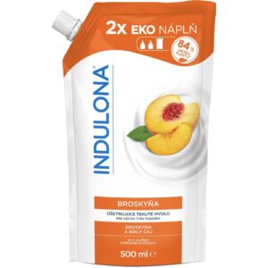 INDULONA Broskev tekuté mýdlo náhr. náplň 500 ml