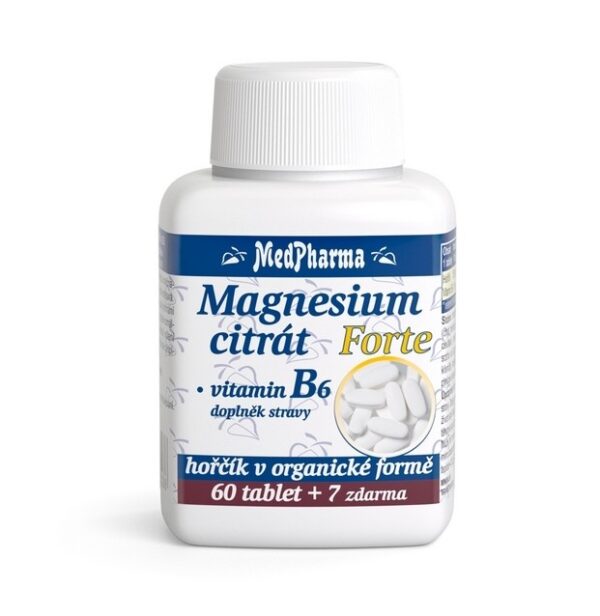 MedPharma Magnesium citrát Forte B6 - 67 tbl.