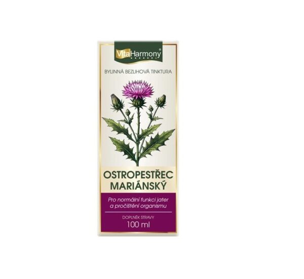 VitaHarmony  Ostropestřec mariánský tinktura 100 ml - Obrázek 2
