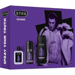 STR8 dárková sada Game 450 ml 3 produkty