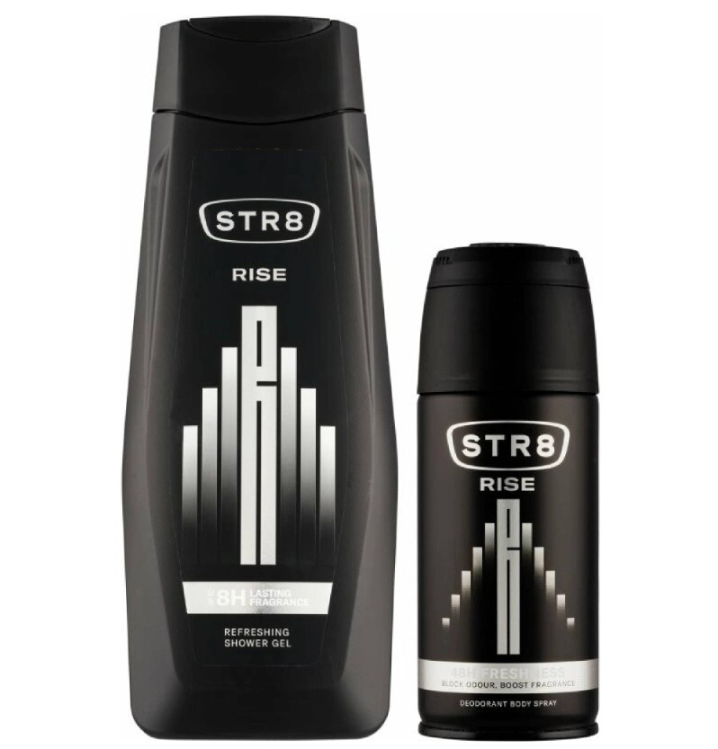STR8 RISE dárková sada 550ml 2 produkty - Obrázek 2