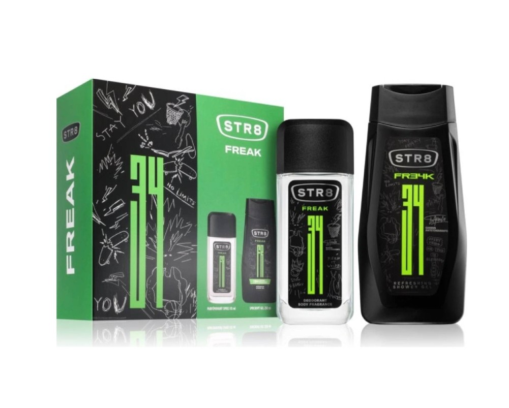 STR8 FREAK dárková sada 335 ml 2 produkty