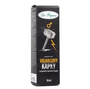 Dr.Popov Valhallovy kapky originální bylinné kapky 50 ml