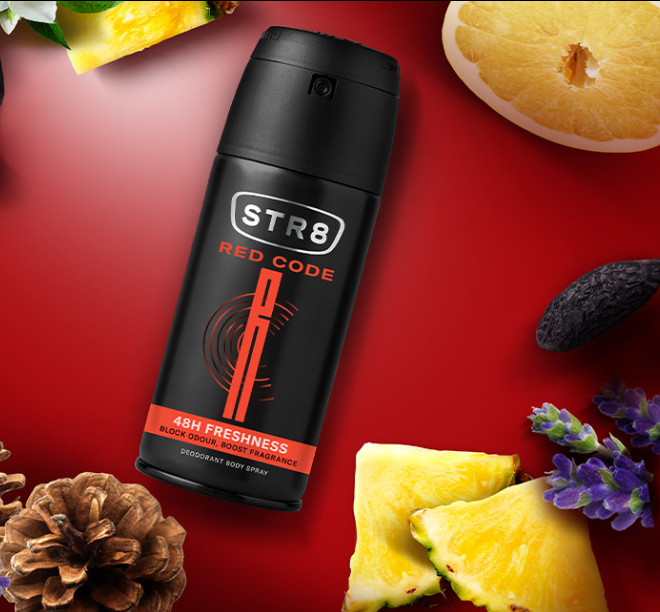 STR8 RED CODE deospray 150 ml plech - Obrázek 2