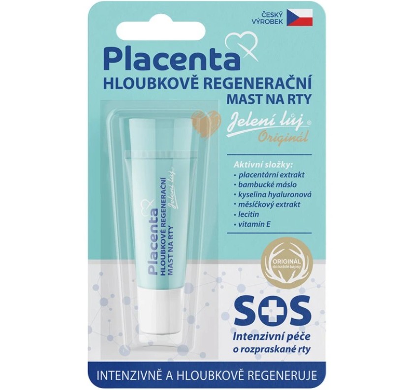 Regina Placenta hloubkově regenerační mast na rty 10ml