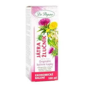 Dr.Popov Játra – žlučník bylinné kapky 100 ml