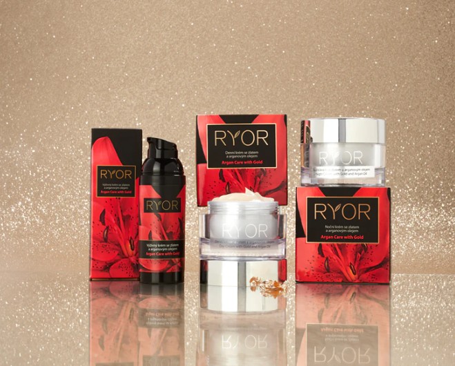 Ryor Denní krém se zlatem a arganovým olejem 50ml - Obrázek 2