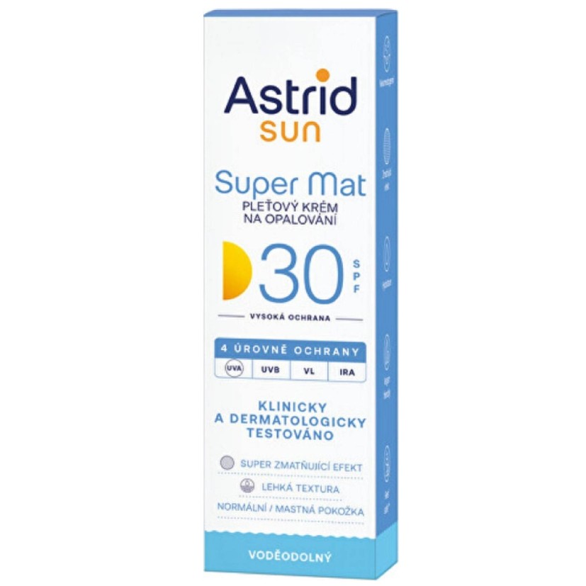 ASTRID Sun Super mat OF30 pleťový krém na opalování 50 ml - Obrázek 2