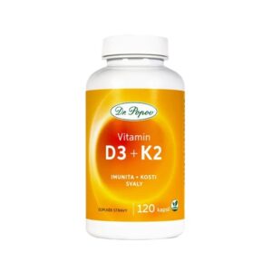 Dr.Popov Vitamin D3 + K2 120 kapslí