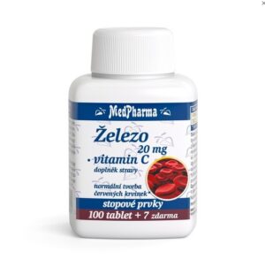 MEDPHARMA Železo 20 mg + vitamin C 107tb.
