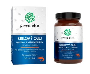 Green idea Krilový olej - tobolky 60 ks