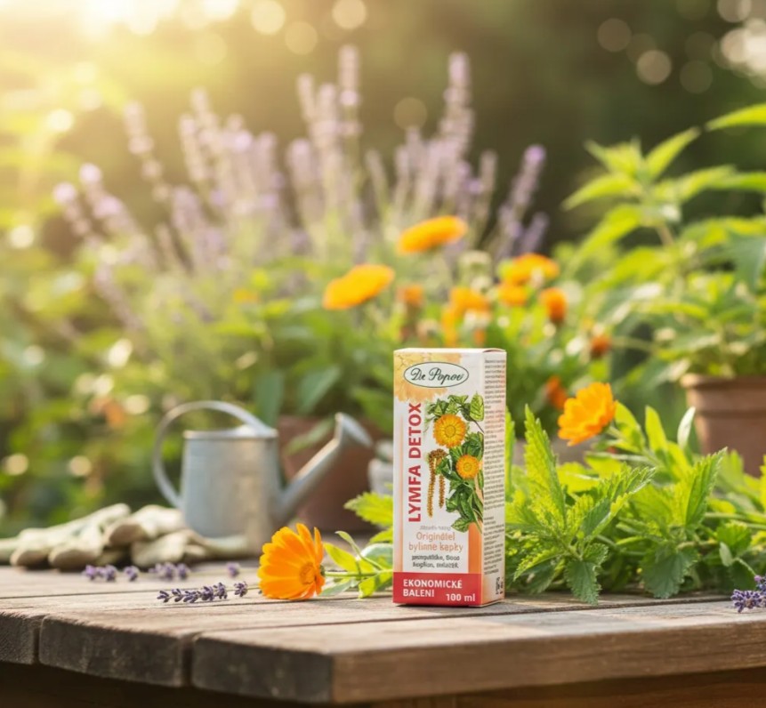 Dr.Popov Lymfa detox originální bylinné kapky 100ml EKO balení - Obrázek 2