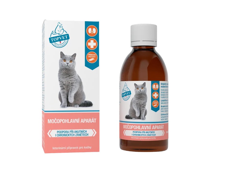 TOPVET Močopohlavní aparát pro kočky 200 ml