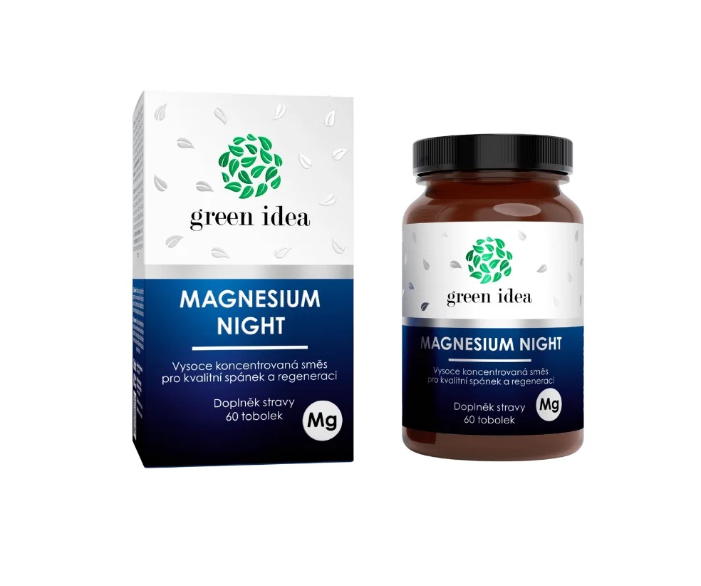 GREEN IDEA Magnesium NIGHT tobolky 60ks