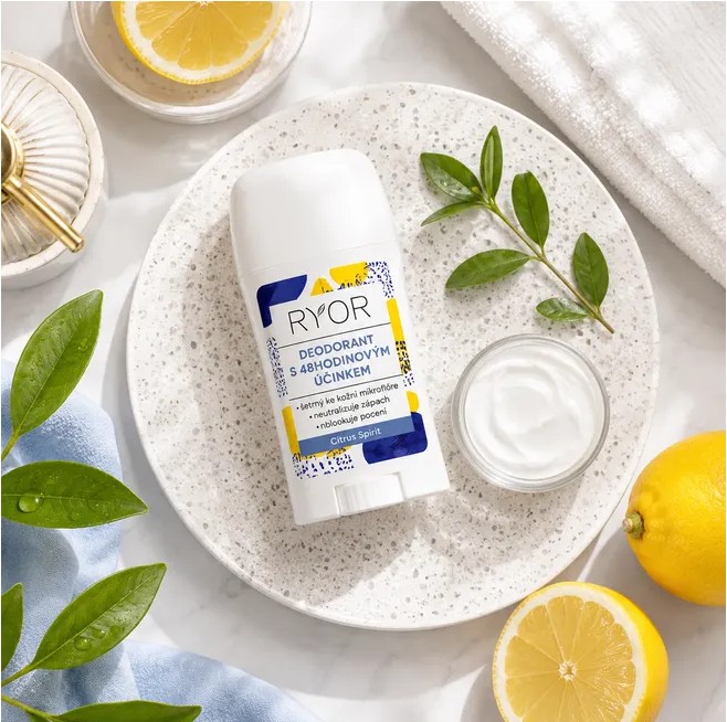 RYOR Citrus Spirit deodorant 48h krémový stick 50ml - Obrázek 2